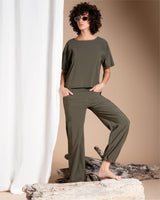 Made in Italy Stretch Bengalina Cargo Pants - Caterina D.