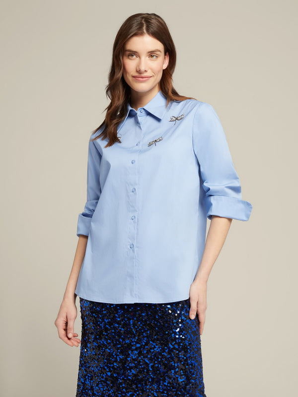 Hand-embroidered Cotton Shirt - Elena Miro