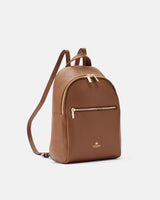 Handmade Genuine Leather Backpack Velvet Caramel - Cuoieria Fiorentina