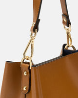 Handmade Genuine Leather Small Bucket Alice Lion - Cuoieria Fiorentina