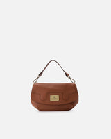 Genuine Leather Flap Bag Bella Caramel - Cuoieria Fiorentina