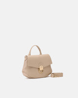 Genuine Leather Small Flap Bag Jess Avorio - Cuoieria Fiorentina