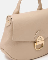 Genuine Leather Small Flap Bag Jess Avorio - Cuoieria Fiorentina