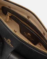 Genuine Leather Crossbody Bag Cargo Black- Cuoieria Fiorentina