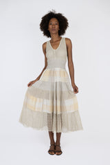 Handmade Linen Dress Benedetta Beige - Marilu