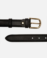 Genuine Leather Belt Black - Cuoieria Fiorentina