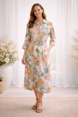 Made in Italy Cotton Dress Fiorella - Guerini