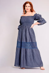 Pure Linen Dress Sirena  - PosiTiamo