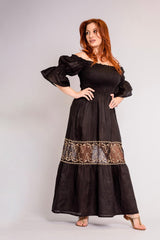 Pure Linen Dress Sirena  - PosiTiamo