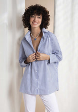 Made in Italy Cotton Stripe Shirt - Caterina D