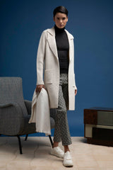 Made in Italy Trench Coat Off White - Caterina D.