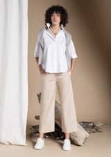 Made in Italy Cotton Trousers Basic - Caterina D