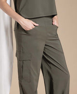 Made in Italy Stretch Bengalina Cargo Pants - Caterina D.
