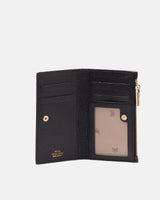 Genuine Leather Wallet Verticale Black - Cuoieria Fiorentina