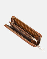 Leather Large Wallet with zip Bella Lion - Cuoieria Fiorentina