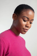 Cashmere Sweater Edda  Pink- Rifo'