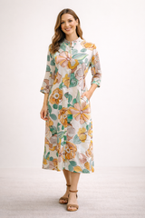 Made in Italy Cotton Dress Fiorella - Guerini