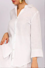 Pure Linen Shirt Sorrento - PosiTiamo