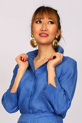 Pure Linen Shirt Sorrento - PosiTiamo