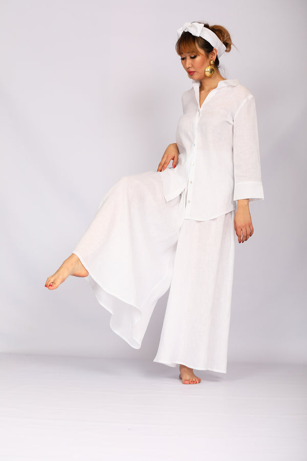 Pure Linen Trousers Procida - PosiTiamo