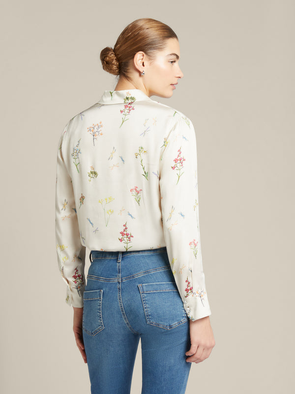 ECOVERO™ viscose floral shirt - Elena Miro
