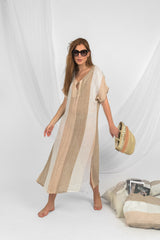 Handmade Linen Dress Aragosta - Marilu