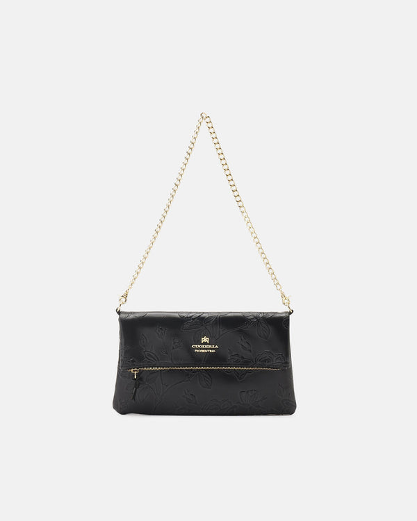 Genuine Leather Clutch Bag Mimi Black - Cuoieria Fiorentina