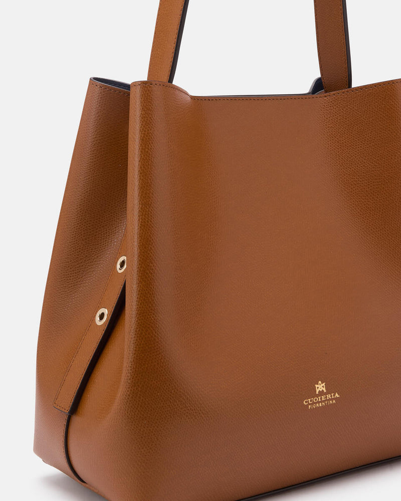 Handmade Genuine Leather Bucket Alice Lion - Cuoieria Fiorentina