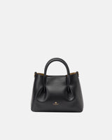 Genuine Leather Small Tote Candy Black - Cuoieria Fiorentina