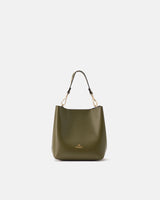 Genuine Leather Small Bucket Candy Green - Cuoieria Fiorentina