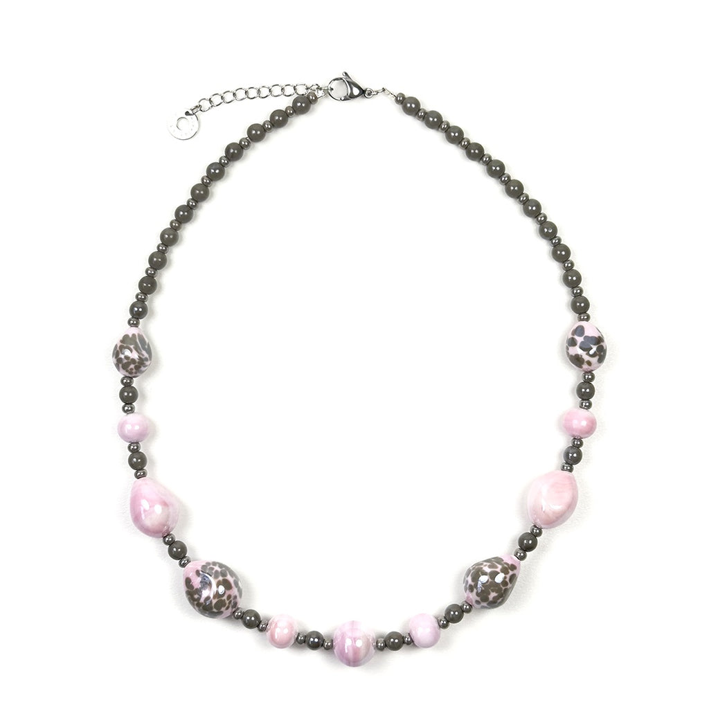 Murano Glass Necklace Ginger Pink - Antica Murrina Venezia – IN ITALY