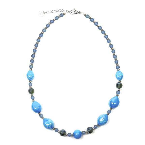 Murano Glass Necklace Ginger Turchese - Antica Murrina Venezia