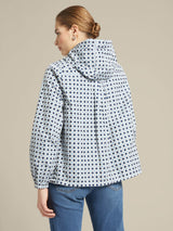 Reversible wind jacket in water-repellent technical fabric - Elena Miro