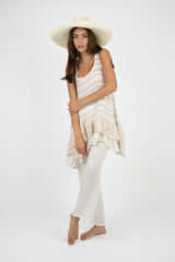 Handmade Linen Top Hip Hop - Marilu