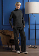 Made in Italy Trousers Punto Milano Ampio- Caterina D.