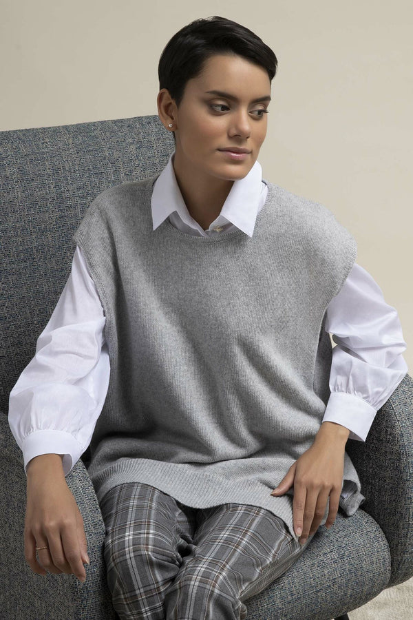 Made in Italy Soft Cashmere Vest - Caterina D.