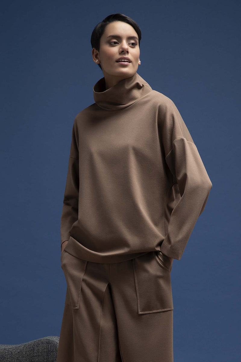 Made in Italy High Neck Sweater - Caterina D.