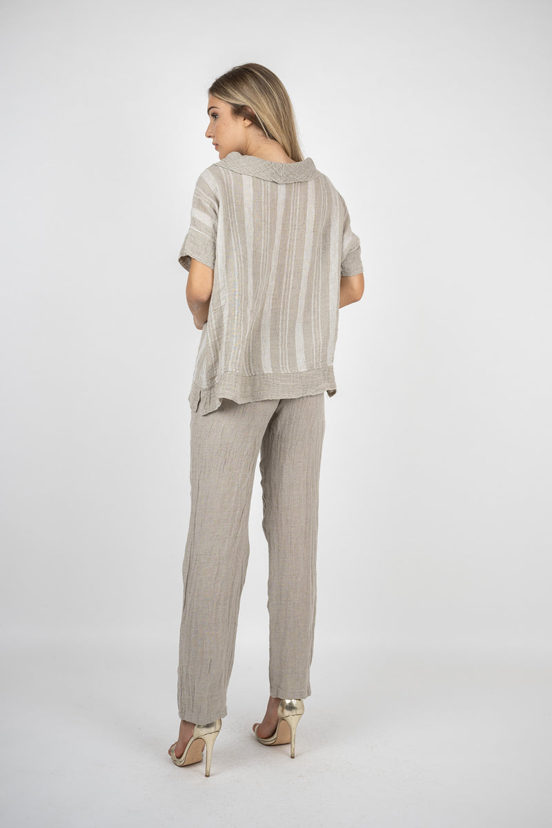 Pure Linen Blouse Lobra -  Marilu