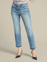 Kick flare jeans in sustainable cotton - Elena Miro