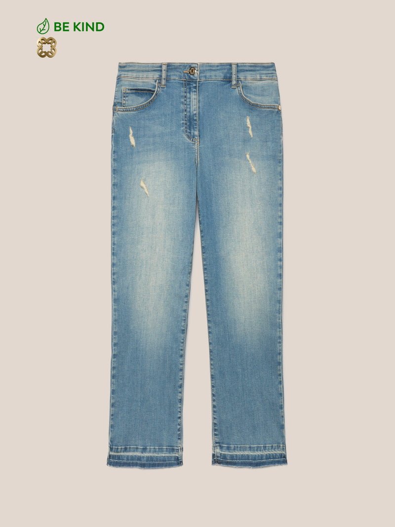 Kick flare jeans in sustainable cotton - Elena Miro