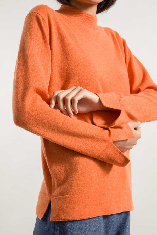 Cashmere Sweater Isotta Orange - Rifo'