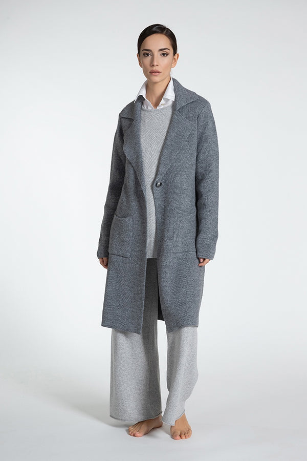 Made in Italy Trench Coat Grey - Caterina D.