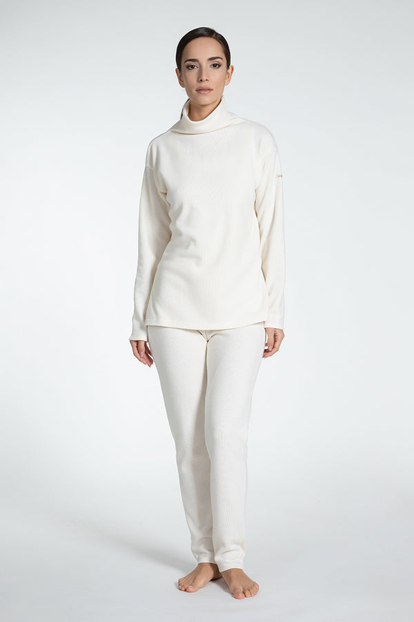 Made in Italy Cotton Sweater Cratere - Caterina D