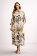 Made in Italy Cotton Dress Fiorella - Guerini