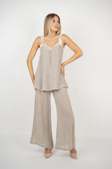 Pure Linen Top Ares - Marilu