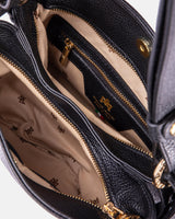 Genuine Leather Small Shoulder Bag Velvet Caramel - Cuoieria Fiorentina