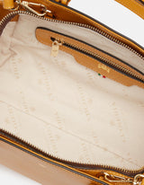 Leather Small Tote Bag Alice Yellow - Cuoieria Fiorentina